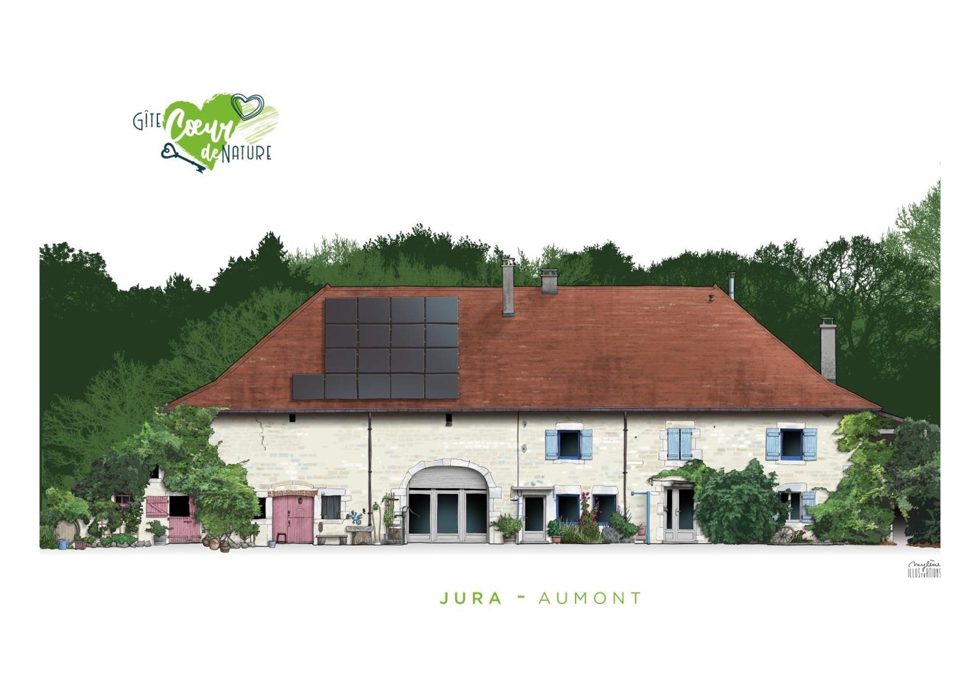 Gite Coeur De Nature Abergement-le-Grand Екстер'єр фото